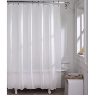 Thumbnail 1: Zenna Home Zenna Home Frosted Medium Weight PEVA Shower Liner 