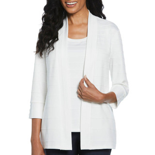 Thumbnail 1: Rafaella Rafaella Womens Ottoman Knit Cardigan 
