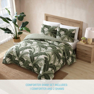 Thumbnail 10: Tommy Bahama Vintage Palms 3-Piece Duvet Cover Set 