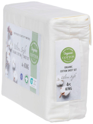 Thumbnail 11: OLIVIA GRAY Olivia Gray Deep Pocket Organic Cotton 4-Piece Sheet Set 