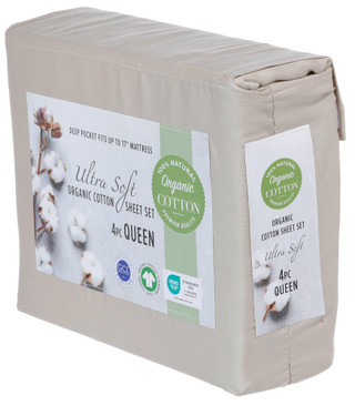 Thumbnail 11: OLIVIA GRAY Olivia Gray Deep Pocket Organic Cotton 4-Piece Sheet Set 