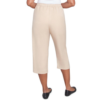 Thumbnail 2: Alfred Dunner Alfred Dunner Womens Patch Pocket Elastic Waist Capris 