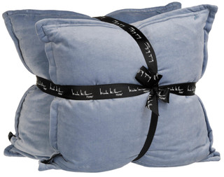 Thumbnail 2: Nicole Miller Nicole Miller 20x20 2pk Dried Velvet Decorative Pillow Set 