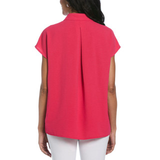 Thumbnail 2: Rafaella Rafaella Womens Short Sleeve Popover Top 