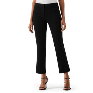 Thumbnail 1: Rafaella Rafaella Petite Solid Straight Leg Ankle Pants 