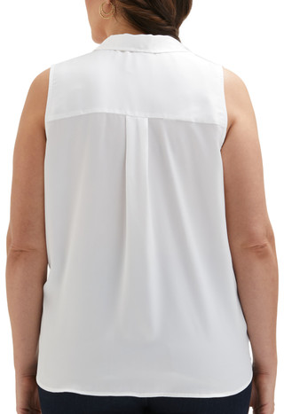 Thumbnail 2: Ella Ella Plus Sleeveless Cross Front Top 