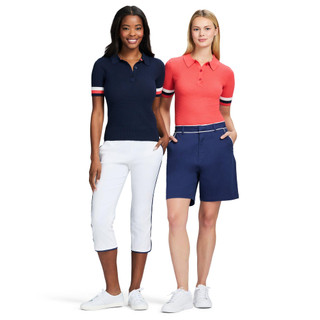 Thumbnail 6: IZOD IZOD Womens Raquel Short Sleeve Sweater Polo 