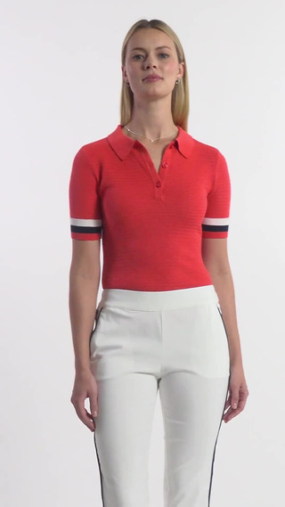 Thumbnail 9: IZOD IZOD Womens Raquel Short Sleeve Sweater Polo 