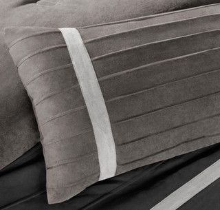 Thumbnail 12: Madison Park Madison Park Palmer Grey 7-pc. Comforter Set 
