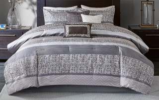 Thumbnail 6: Madison Park Madison Park Rhapsody 7-pc. Comforter Set 
