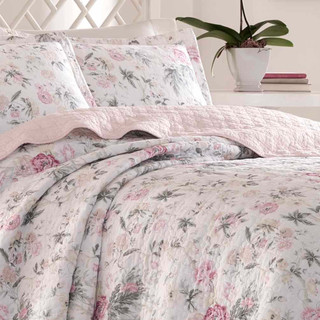 Thumbnail 5: Laura Ashley Laura Ashley Breezy Floral Quilt Set 