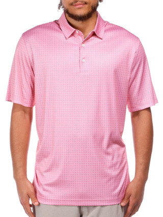 Thumbnail 1: Greg Norman Collection Greg Norman Mens Short Sleeve Printed Golf Polo Shirt 