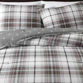 Thumbnail 37: Eddie Bauer Eddie Bauer Alder Plaid Duvet Cover Set 