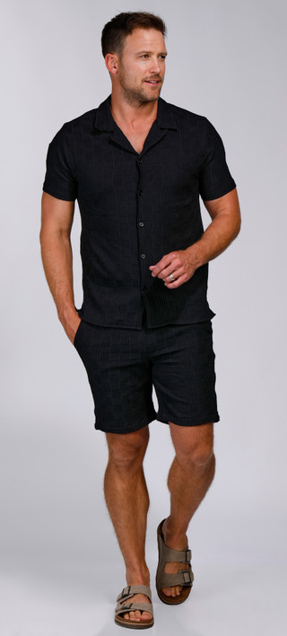 Thumbnail 4: Modern Culture Modern Culture Mens Textured Pull On Shorts 