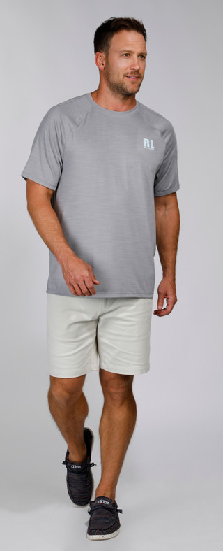 Thumbnail 4: REEL LEGENDS Reel Legends Mens Seaside Reel Chill Short Sleeve Top 