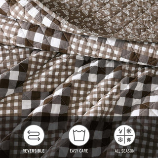 Thumbnail 27: Eddie Bauer Eddie Bauer Gingham Patchwork Quilt & Sham Set 