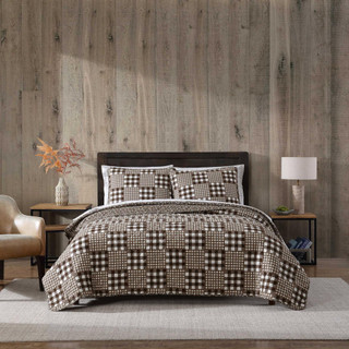 Thumbnail 35: Eddie Bauer Eddie Bauer Gingham Patchwork Quilt & Sham Set 