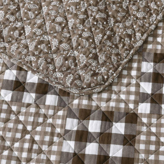 Thumbnail 42: Eddie Bauer Eddie Bauer Gingham Patchwork Quilt & Sham Set 