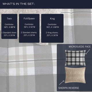 Thumbnail 24: Nautica Nautica Lewes Microsuede Comforter & Sham Set 