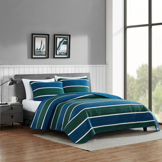 Thumbnail 12: Nautica Nautica Knots Cover Reversible Quilt & Sham Set 