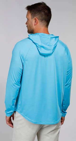 Thumbnail 3: REEL LEGENDS Reel Legends Mens Seaside Reel Chill Hoodie Long Sleeve Top 