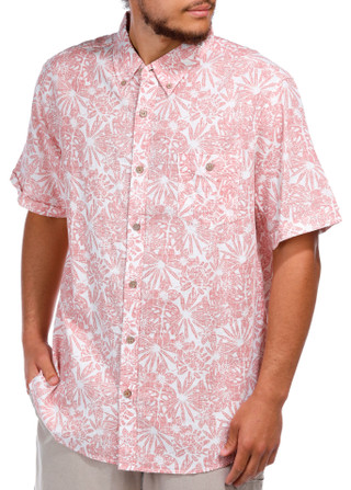 Thumbnail 3: Weatherproof Weatherproof Men's Print Short Sleeve Buttoned Shirt 