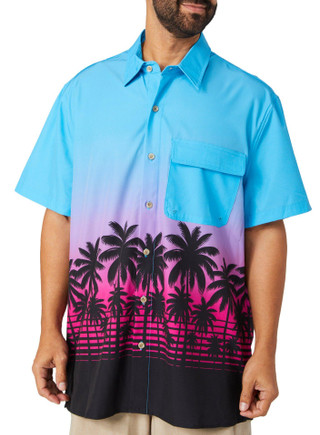 Thumbnail 1: REEL LEGENDS Reel Legends Mens Airflow Swim Button Up Top 