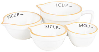 Thumbnail 1: PD HOME PD Home 4 Pk Stoneware Measuring Cups 