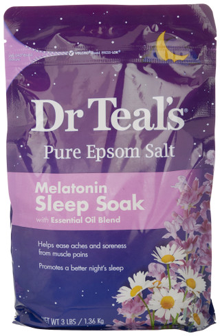 Thumbnail 1: Dr Teals Dr Teals Pure Epsom Salt Melatonin Sleep Soak 3 lb. 