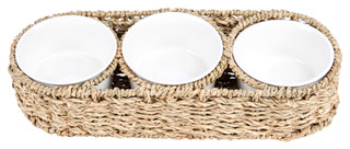 Thumbnail 2: Creative Coop Creative Coop 4 Pc Ceramic Bowl Set 