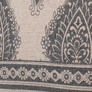 Thumbnail 2: CASA DECOR Casa Decor Grey Printed Pillow with Tassels 