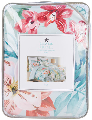Thumbnail 4: Coastal Home Coastal Home 3 pc Fiji Comforter Set 