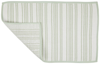 Thumbnail 3: RACHEL ASHWELL Rachel Ashwell 21x34 Stripe Knitted Bath Rug 