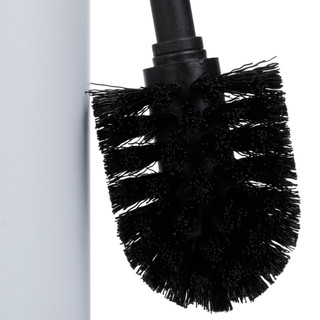 Thumbnail 2: CAMEO Cameo 16.5 in Slim White Toilet Bowl Brush and Holder 
