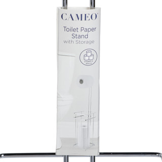 Thumbnail 2: CAMEO Cameo 26.5 in Toilet Paper Stand with Storage 