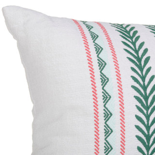 Thumbnail 2: Coastal Home Coastal Home 18 in Botanical Dream Embroidered Throw Pillow 