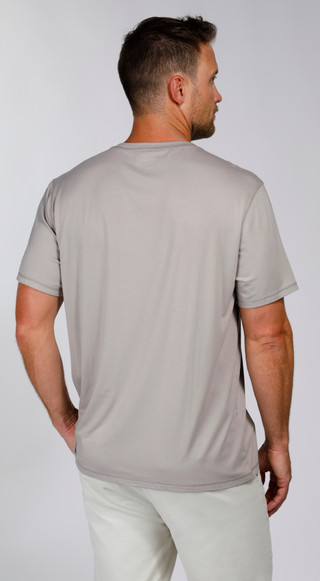 Thumbnail 3: REEL LEGENDS Reel Legends Mens Biscayne Bamboo Solid Short Sleeve Top 