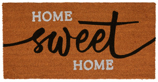Thumbnail 1: MDESIGN MDESIGN 20x40 Home Sweet Home Coir Door Mat 