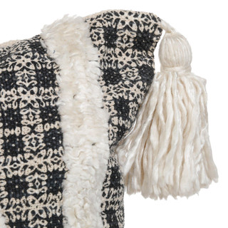 Thumbnail 3: CASA DECOR Casa Decor 24 in Nisha Throw Pillow with Tassels 