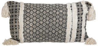 Thumbnail 4: CASA DECOR Casa Decor 24 in Nisha Throw Pillow with Tassels 