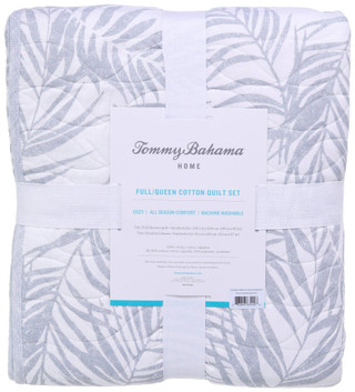 Thumbnail 5: Tommy Bahama Tommy Bahama Reversible Palmday Quilt Set 