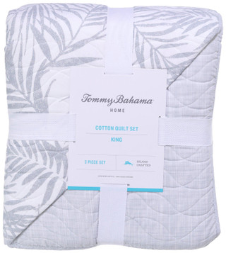 Thumbnail 2: Tommy Bahama Tommy Bahama Reversible Palmday Quilt Set 