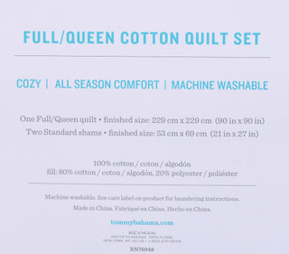 Thumbnail 10: Tommy Bahama Tommy Bahama Reversible Palmday Quilt Set 