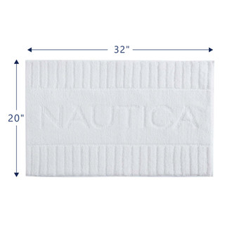 Thumbnail 1: Nautica Nautica 2 Pc Nautica Logo Bath Rug Set 