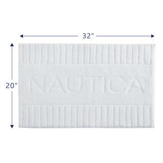 Thumbnail 9: Nautica Nautica 2 Pc Nautica Logo Bath Rug Set 