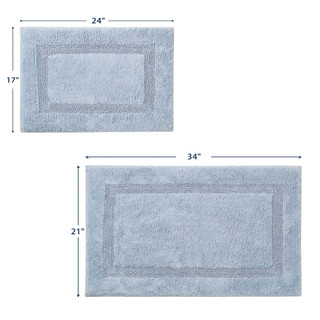 Thumbnail 6: Nautica Nautica 2 Pc Peniston Solid Bath Rug Set 