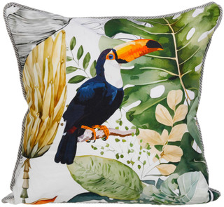 Thumbnail 1: Coastal Home Coastal Home 18x18 Birds of Paradise Decorative Pillow 