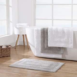 Thumbnail 5: Nautica Nautica 2 Pc Micellar Solid Reversible Bath Rug 