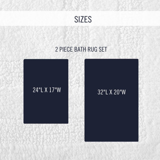 Thumbnail 11: Nautica Nautica 2 Pc Micellar Solid Reversible Bath Rug 