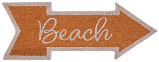 Thumbnail 1: MDESIGN MDESIGN 15x40 Billie Beach Arrow Coir Door Mat 